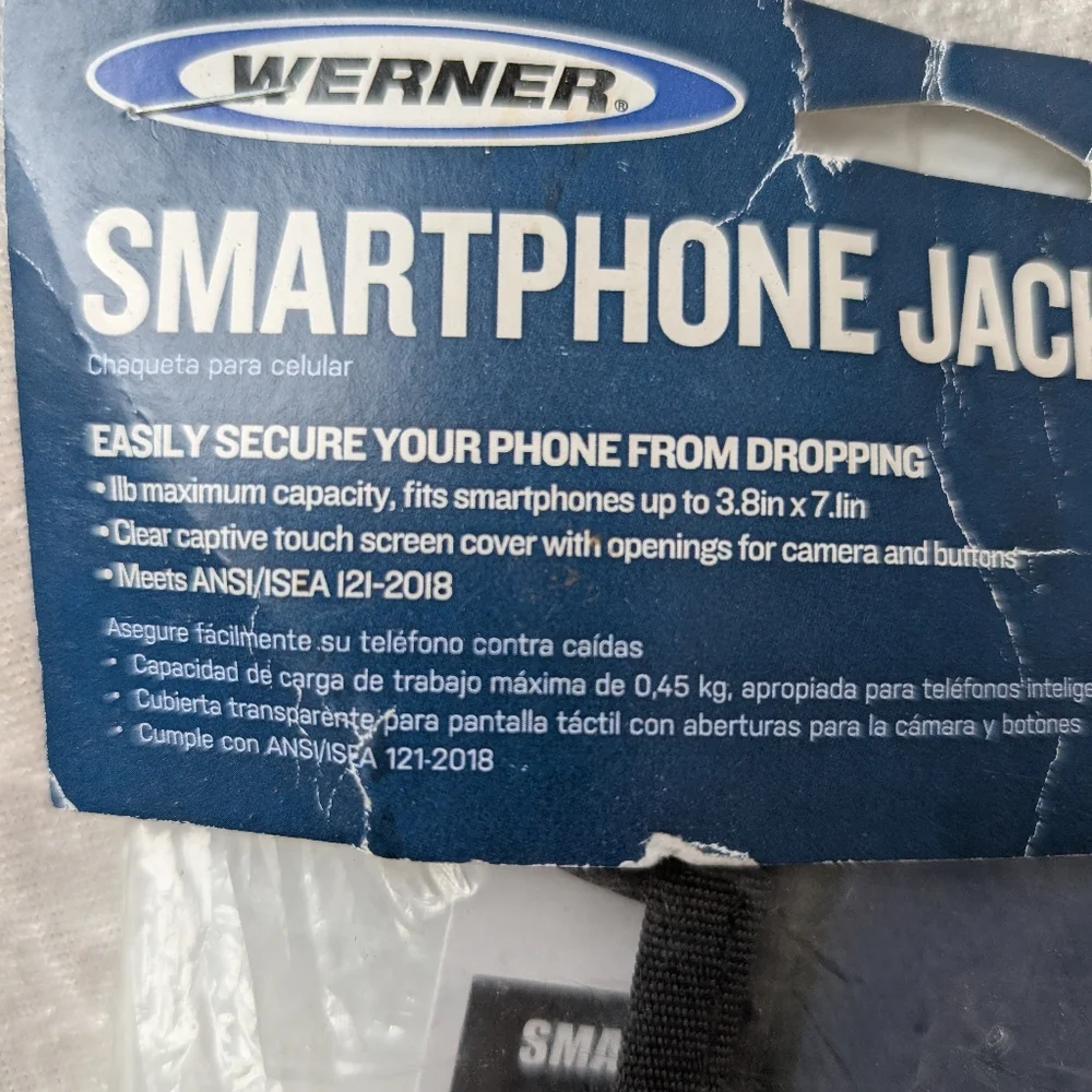 Werner Smartphone Jacket 1 Lb Tether Fall Protection
